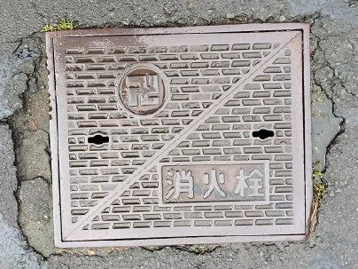 弘前市の消火栓蓋