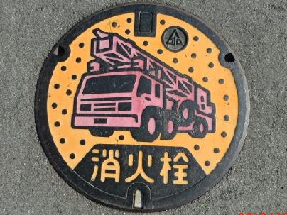 熊本市の消火栓マンホール
